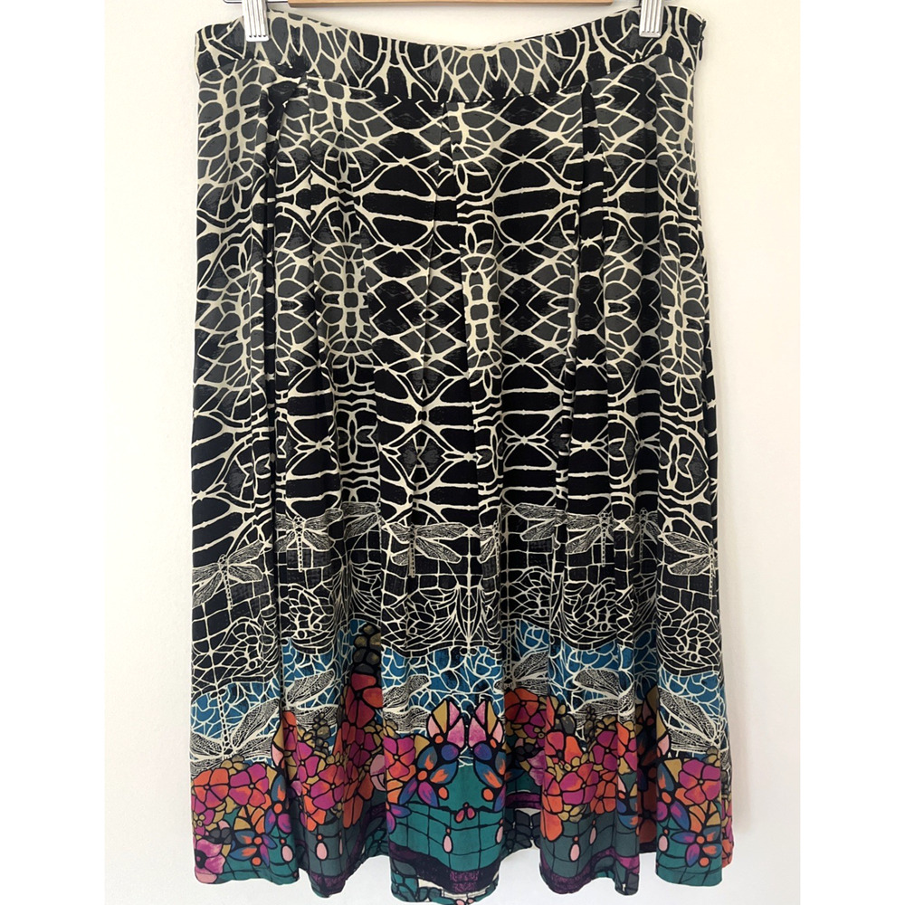 Ivko Woman Pleated Midi‎ Skirt Size 40 (10 U.S.)